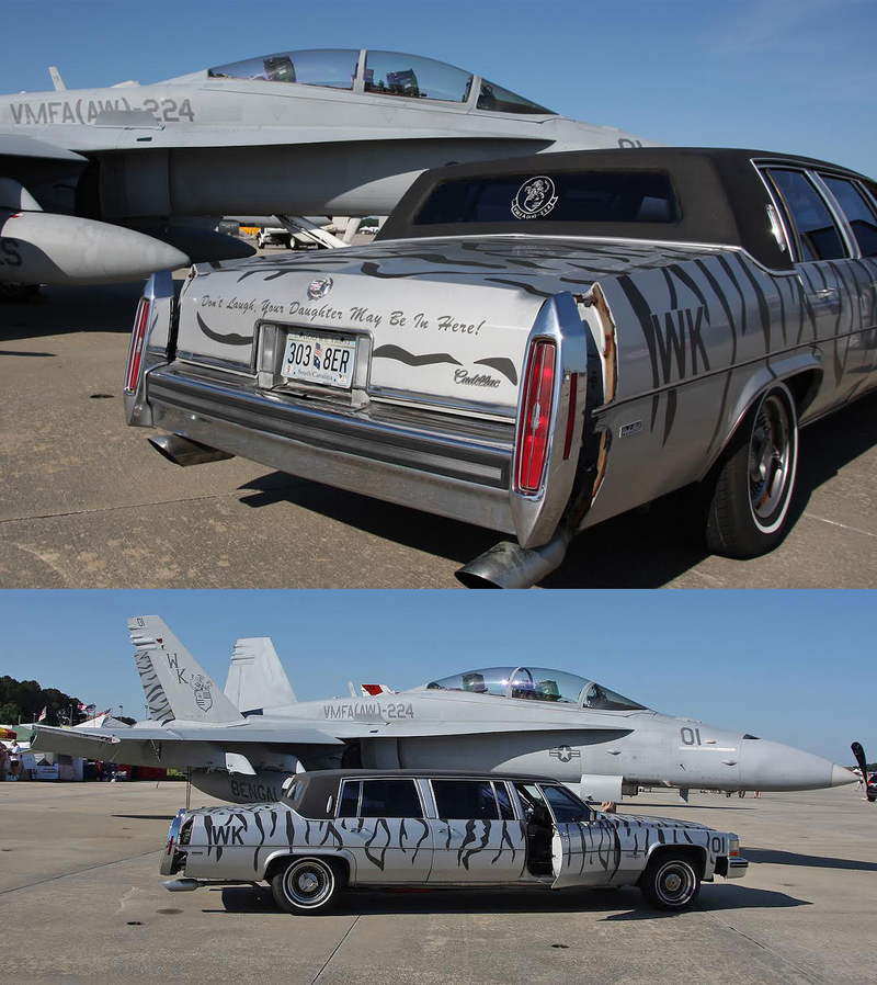 Illustration for article titled Squadron Cars: The Amazingly Liveried Rides Of Air Combat Units